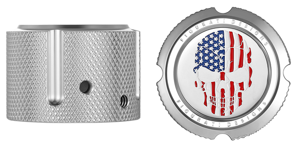 Front Axle Nut Cover Silver, 2, nordicamoto.ro