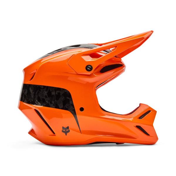 Casca Motocross Fox V3 RS Fracture Portocaliu Fluo XS, 6, nordicamoto.ro