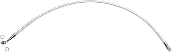 Braided Front Brake Line Black Pearl Standard, 1, nordicamoto.ro