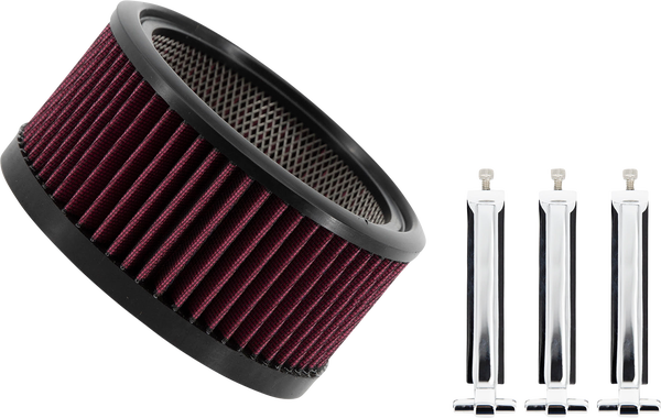 Big Power Filter Kit Silver, 2, nordicamoto.ro