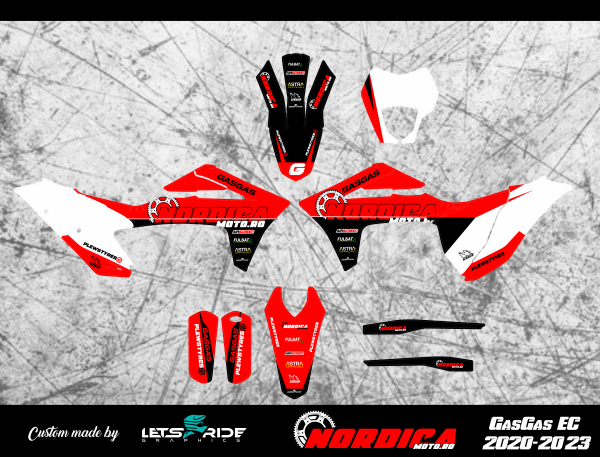 Kit stickere NordicaMoto GasGas EC 20-23
