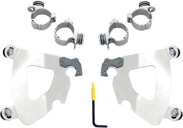 Gauntlet Fairing Trigger-lock Hardware Kit Polished, 1, nordicamoto.ro