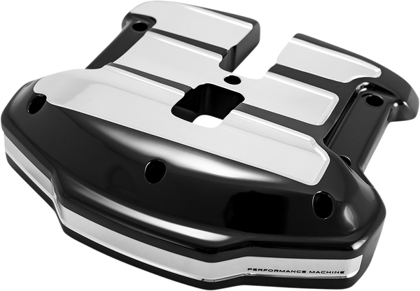 Scallop Rocker Cover Black, 1, nordicamoto.ro