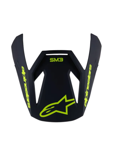 Viziera Casca Copii Alpinestars Sm3 Radium Black/Yellow-0