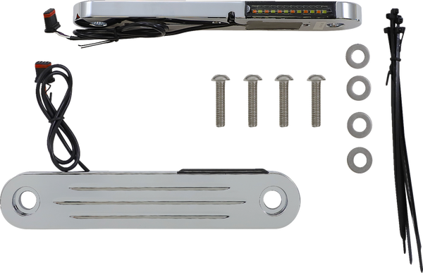 Probeam® Dynamic Strips V2 Front Turn Signals Chrome, 5, nordicamoto.ro
