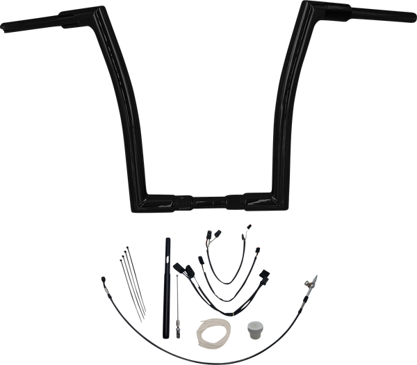 1-1/2(r) Ez Install Flat Top Handlebar Kit Black, 1, nordicamoto.ro