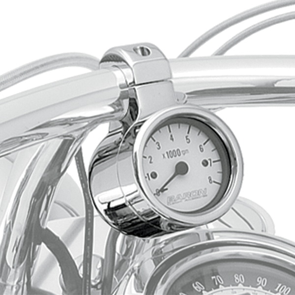 3(r) Bullet Electronic Tachometer White, 2, nordicamoto.ro