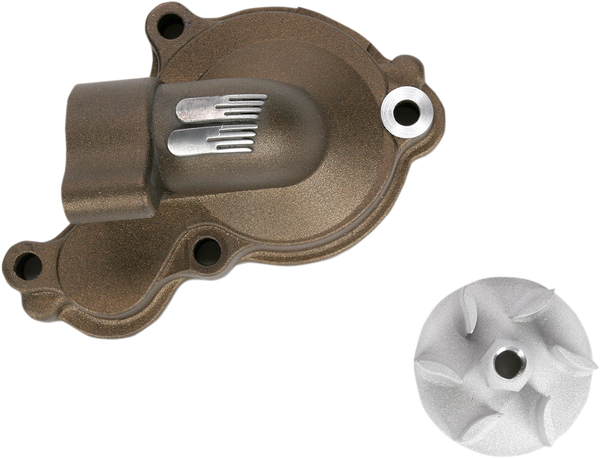 Supercooler Water Pump Cover And Impeller Kit Magnesium, Powder-coated, 1, nordicamoto.ro