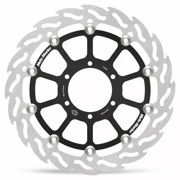 Flame Series Floating Rotor Black, Silver 