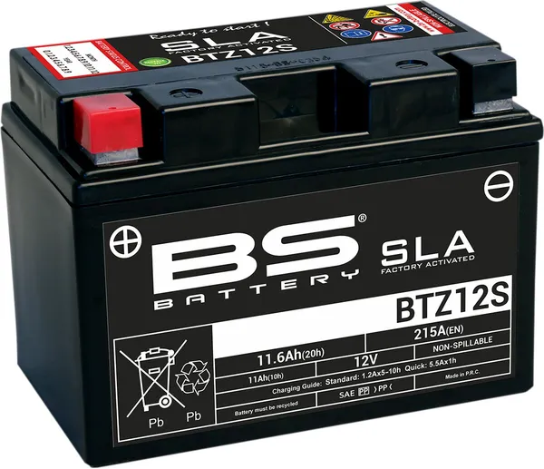 Sla Factory- Activated Agm Maintenance-free Battery Black-1