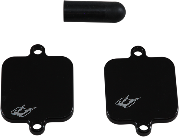 Engine Block Off Plates Black, 1, nordicamoto.ro