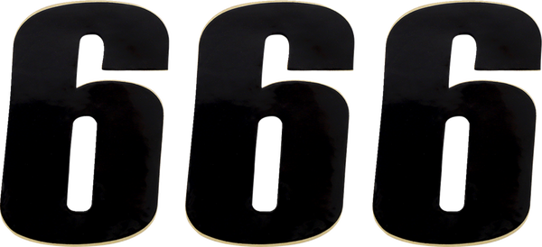 Vinyl Race Numbers Black, 2, nordicamoto.ro