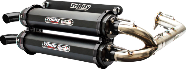Stage 5 Dual Exhaust System Brushed, 2, nordicamoto.ro