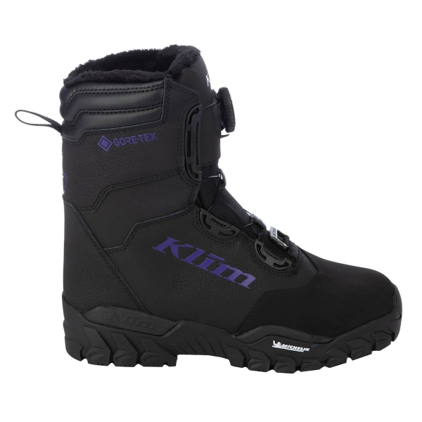 Bocanci Dama Snowmobile Klim Fierce GTX BOA Black - Heliotrope-26