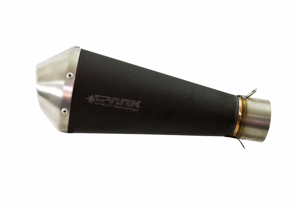 Megaphone Slip-on Mufflers Black, 2, nordicamoto.ro
