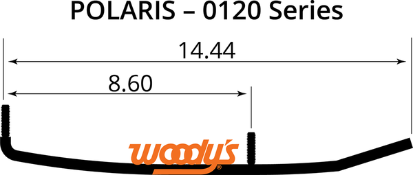 Wear Bars For Mini Sleds Black, 1, nordicamoto.ro