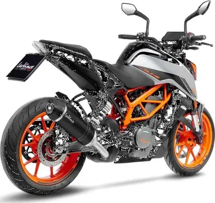 Tobă de eșapament LeoVince LV One Evo Black Edition Slip-On pentru KTM 390 Duke (2024-2025), 5, nordicamoto.ro