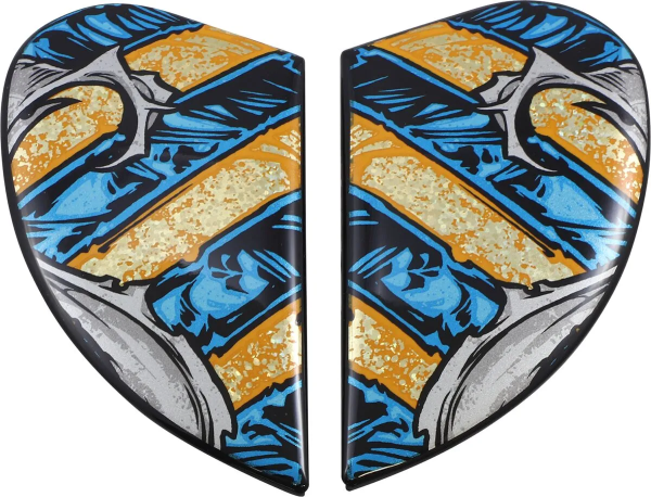 Placi laterale viziera Casca Icon Airform Gold/Multicolor