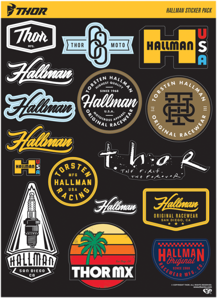 Hallman Decal Sheet Multi 