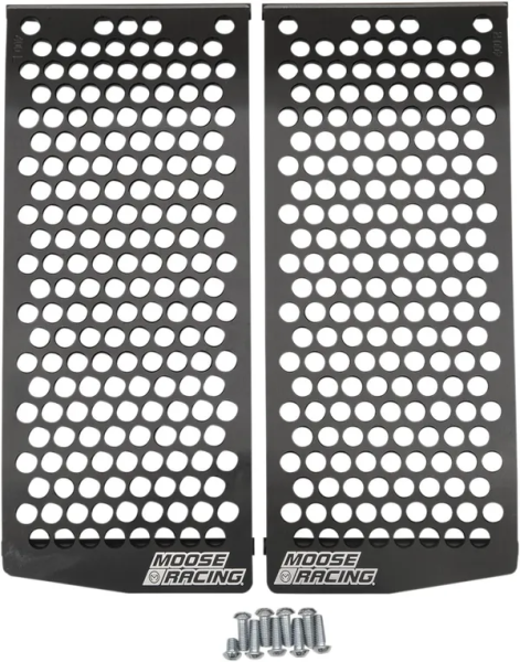 MOOSE RACING Radiator Guards Black 