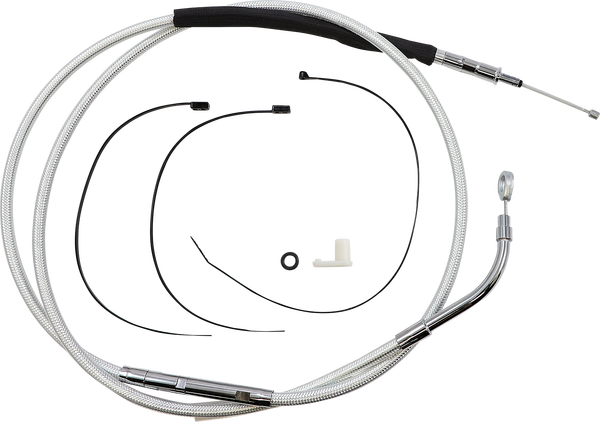 High-efficiency Braided Sterling Chromite Ii® Clutch Cable Silver, 1, nordicamoto.ro