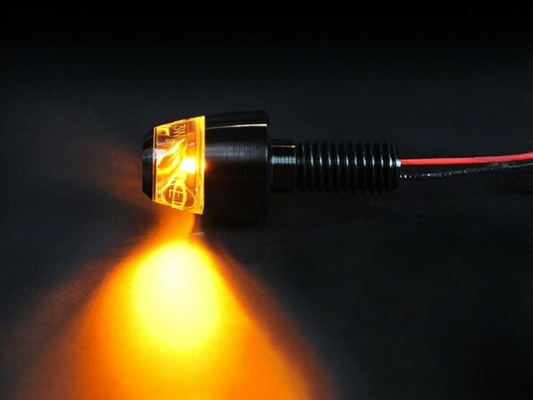 Mo-blaze Pin Turn Signals Anodized Black, 2, nordicamoto.ro