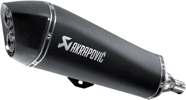 Stainless Steel Slip-on Line Scooter Muffler Black 