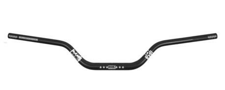 CFR Hard enduro handlebar 3”-76mm Rise Black/White, 2, nordicamoto.ro