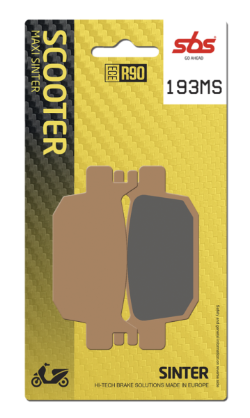 Ms Scooter Maxi Sintered Brake Pads, 2, nordicamoto.ro