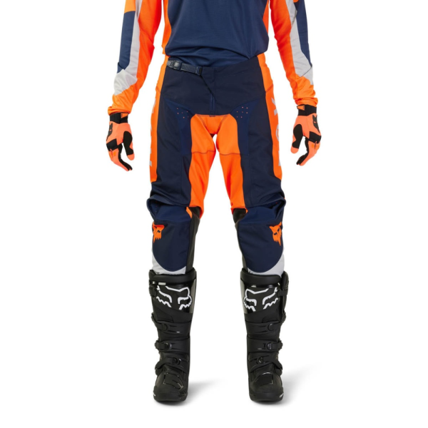 Pantaloni Moto Fox 180 Nitro Portocaliu Fluo-6