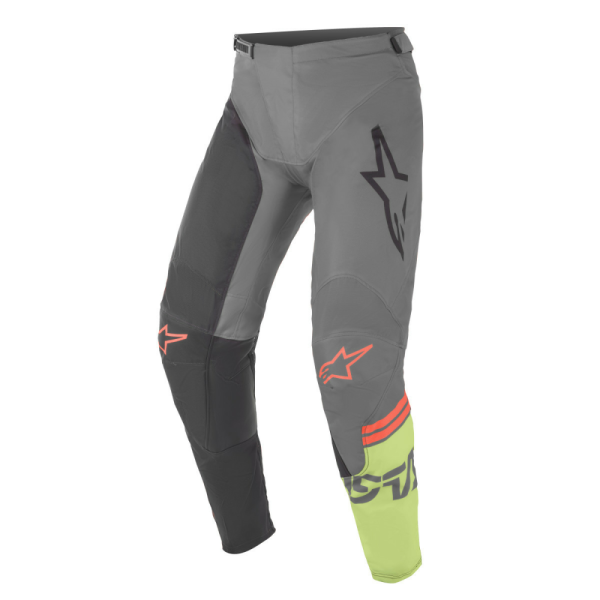 Pantaloni Alpinestars Racer Compass Dark Gray/Black/Green Fluo