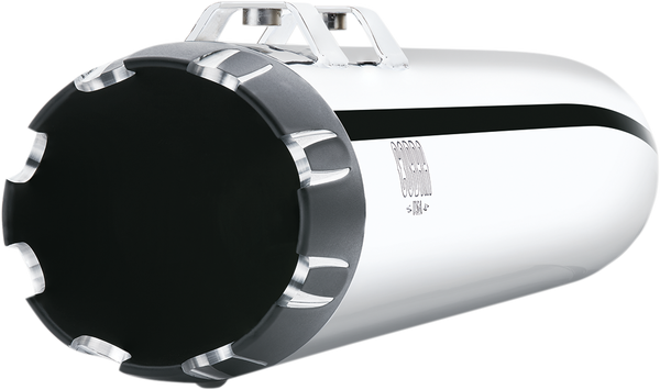 Neighbor Hater Dual Cut Slip-on Mufflers Chrome, 1, nordicamoto.ro