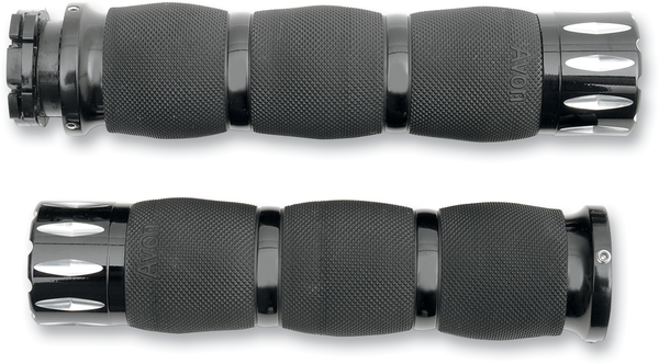 Rival Air Cushioned Grips Black, 1, nordicamoto.ro