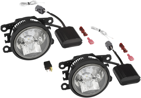 Led Dual Function Fog/daytime Running Lights Black, 2, nordicamoto.ro