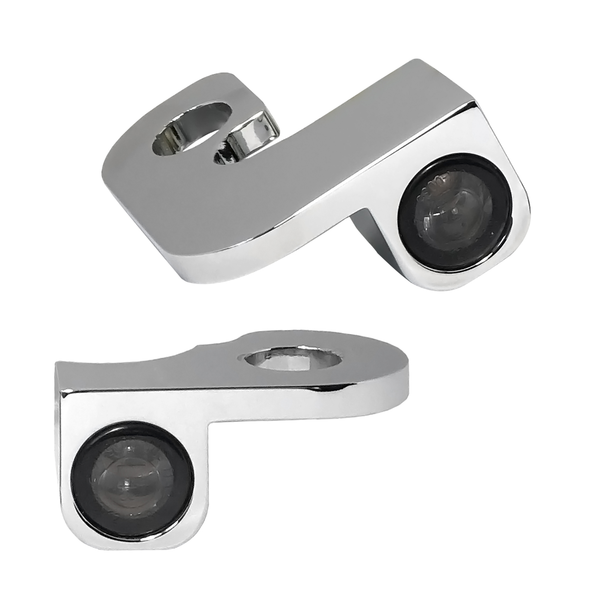 Nano Series Handlebar Turn Signals Chrome, 2, nordicamoto.ro
