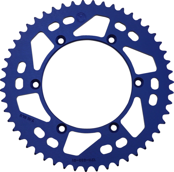 MOOSE RACING Rear Aluminum Sprocket Blue, 3, nordicamoto.ro