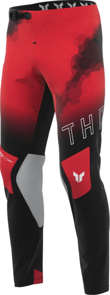Pantaloni Thor Sportmode Carbon Rosu/Negru 38-5