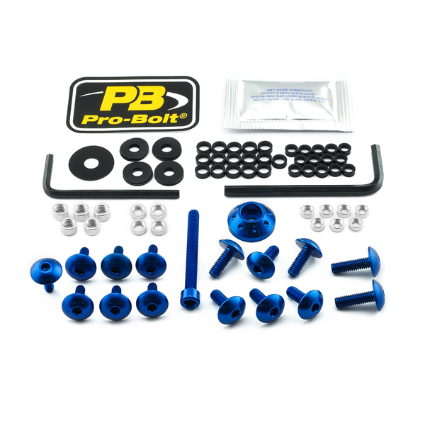 Fairing Bolt Kit For Suzuki Blue, 1, nordicamoto.ro