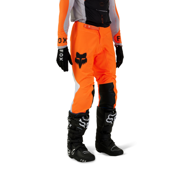 Pantaloni Moto Fox Flexair Magnetic Portocaliu Fluo-3