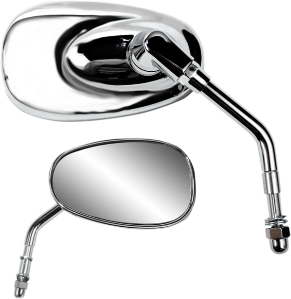 Billet Chrome Mirror Chrome, 1, nordicamoto.ro