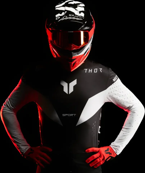 Tricou Enduro Thor Sportmode Strike Black-6