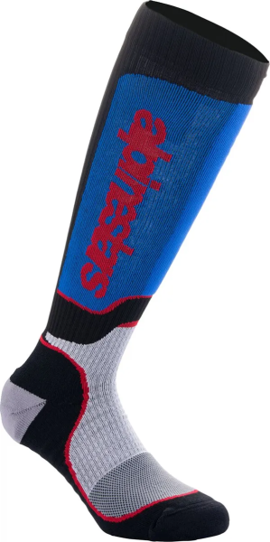 Sosete Alpinestars Mx Plus Black/White/Blue-1