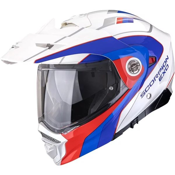 Casca flip-up touring/adventure SCORPION ADX-2 KAMPS L Gri/Rosu, 4, nordicamoto.ro