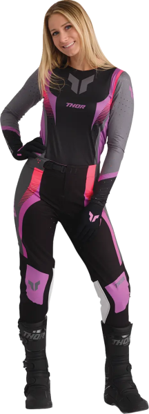 Womens Sportmode Velocity Pants Purple, Black -1