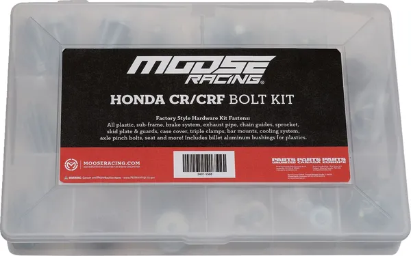 MOOSE RACING M1 Cr-crf Bolt Kit Gray, Silver -0
