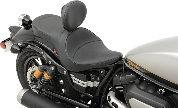 Touring Seat With Ez Glide Ii Backrest Option Black-0