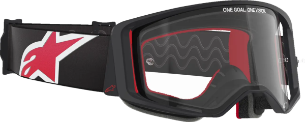 Ochelari ALPINESTARS Supertech Corp ABS Vision Black/Red-1