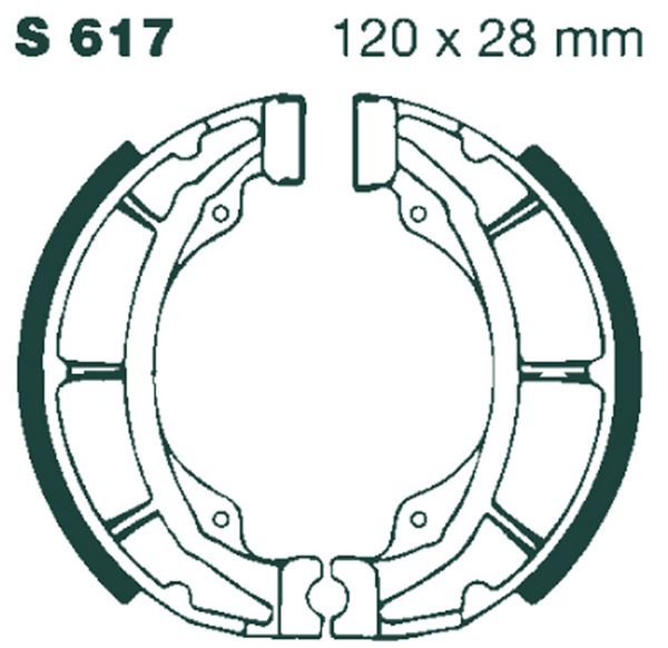 Standard Brake Shoes, 1, nordicamoto.ro