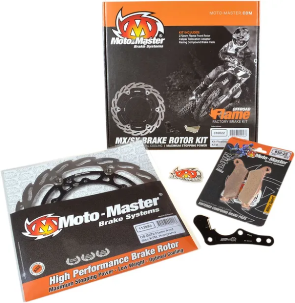 Brake Kit Black, Stainless Steel-0