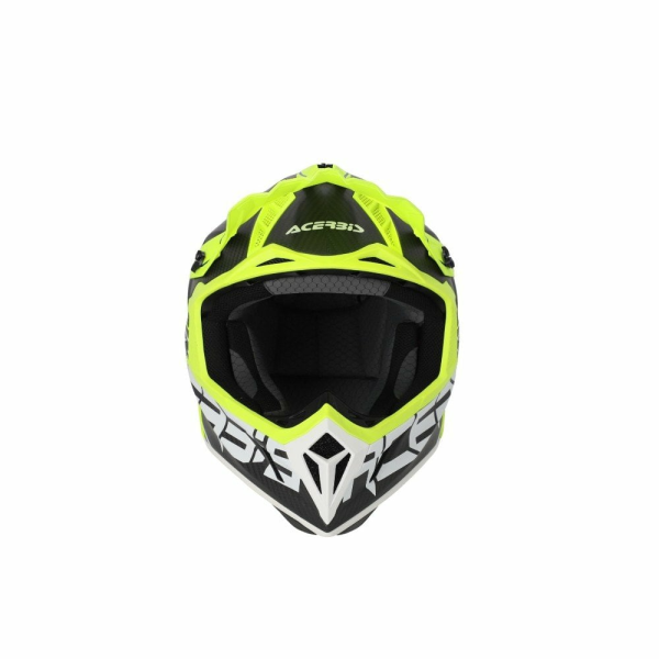 Casca Acerbis Steel Carbon 22.06 Black/Yellow-3
